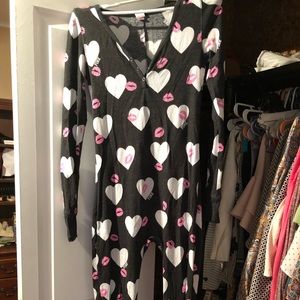 Victoria Secret Onesie with “button-butt” flap